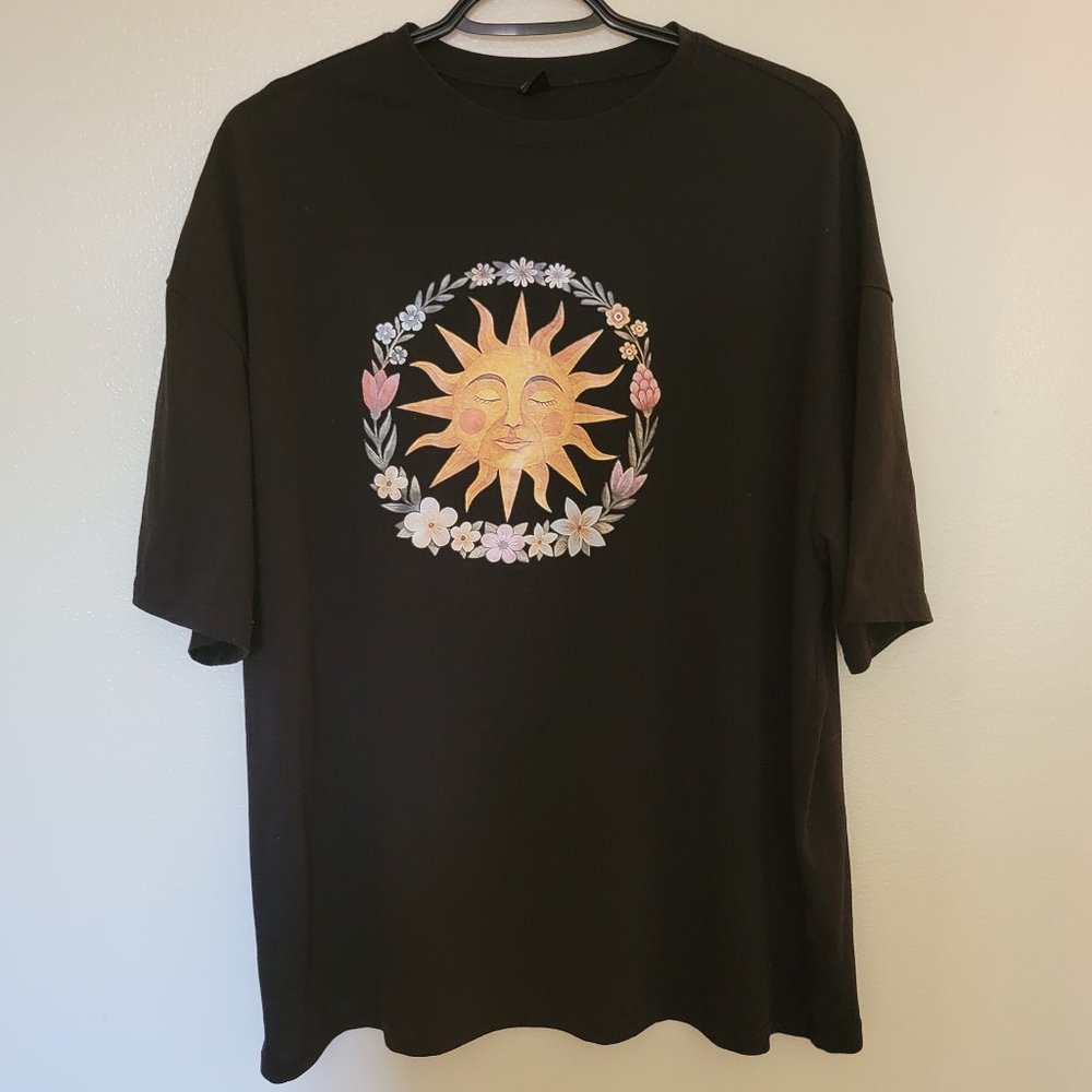Black oversize T-shirt